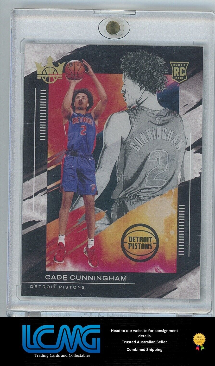 2021-22 Panini Court Kings #143 Cade Cunningham Level 3 Rookie III