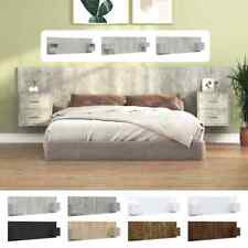Bed Headboard with Cabinets Engineered Wood Unit Multi Colours/Models vidaXL
