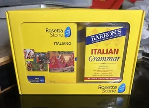 Rosetta Stone ITALIANO Level 1-5 Set with Grammar, Dictionary, At A Glance New - Picture 1 of 11