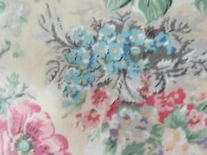 Ralph Lauren Vintage 1995 Brittany Floral 100% Cotton Full Flat Sheet ,Rare, New - Picture 1 of 9