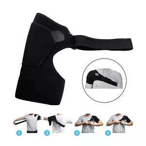 Shoulder Brace Support Compression Sleeve Torn Rotator Cuff Joint Pain Relief - Picture 1 of 20