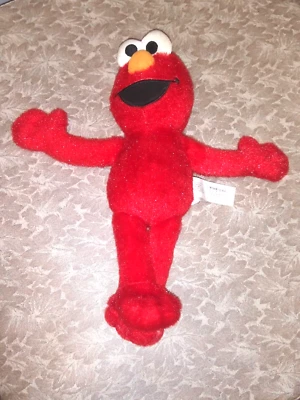 Peluche Elmo Sesame Street Fisher Price 2007 Mattel rojo blanco brillante lindo Foto 1 de 4