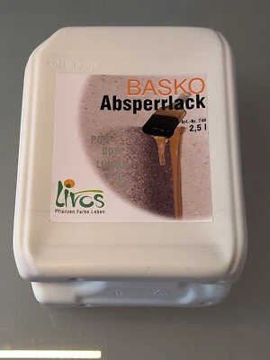 BASKO Absperrlack Nr. 740 (glänzend) 2,5 Liter Schellack - Bild 1 von 2