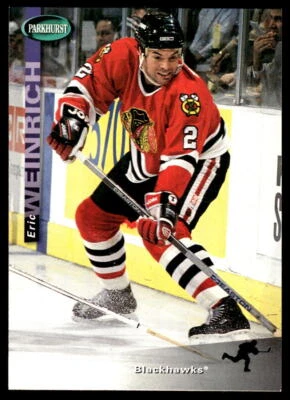1994-95 Parkhurst #43 Eric Weinrich Chicago Blackhawks Hockey Card - Image 1 of 2