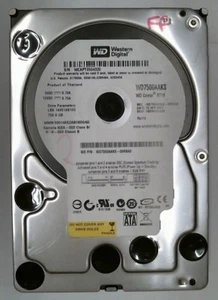 WD7500AAKS-00RBA0 parts for data recovery, pezzi di ricambio - Foto 1 di 1