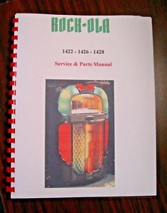 Rock-ola 1422 - 1426 - 1428 Jukebox Service & Parts Manual - Picture 1 of 1