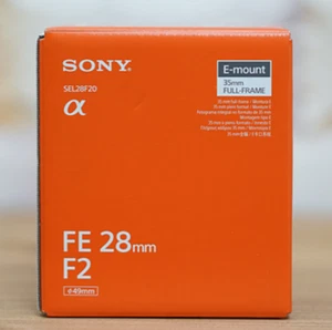 NEW Sony FE 28mm f/2 Lens SEL28F20 Express ship - Picture 1 of 1