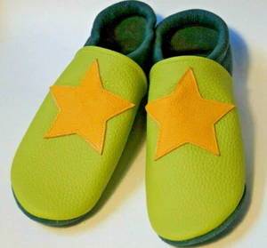 Zapatillas de casa T. 33, verde estrella, cuero sin nombre medium - Imagen 1 de 1