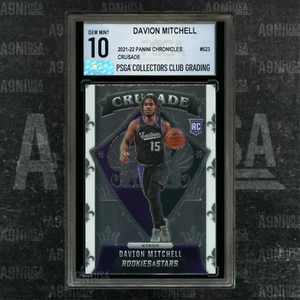 2021-22 Panini Chronicles Crusade #623 Davion Mitchell RC SAC Kings PSGA 10 - Picture 1 of 3
