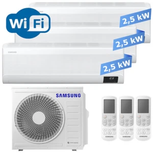 Multisplit Samsung WindFree Elite 3x 2,5 kW + AJ068TXJ3KG 6,8 kW - Bild 1 von 5