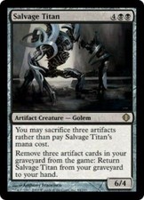 Salvage Titan PL MTG Shards of Alara Magic 2B3