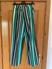 Wide leg striped trousers,Primark,size 10,immaculate condition,perfect4summer