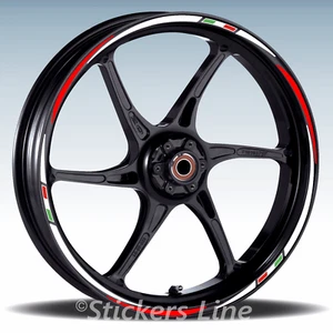 Motorcycle Wheels Stickers Stripes MV AGUSTA F3 675 F3675 R3 - Picture 1 of 1