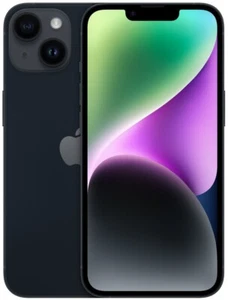 APPLE iPhone 14 128 Go Noir - Très bon état - Garantie 12 mois - Photo 1/3