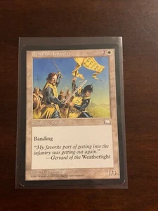 Magic the Gathering Weatherlight Benalish Infantry - Picture 1 of 2