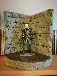 Custom corner Ruins Diorama for Boss Fight / Zombie Lab / Marauder Action Figure - Picture 1 of 5