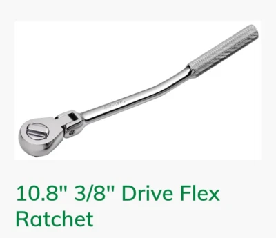 SK Tools Trinquete Flexible de 3/8 Accionamiento con Mango Doblado 10.8" Hecho en EE. UU. - Profesional  Foto 1 de 4