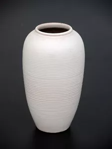 BÜCKEBURG: Bückeburger Keramik Vase 1025 Rillendekor - Bild 1 von 4