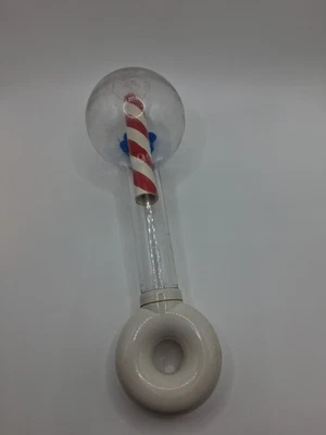 Revista para padres de juguete de bebé a rayas rojas y blancas Johnson de colección Johnson & Johnson Foto 1 de 4