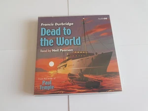 Francis Durbridge Dead To The World Audio CD Book Writer OF Paul Temple Audio Go - Foto 1 di 4