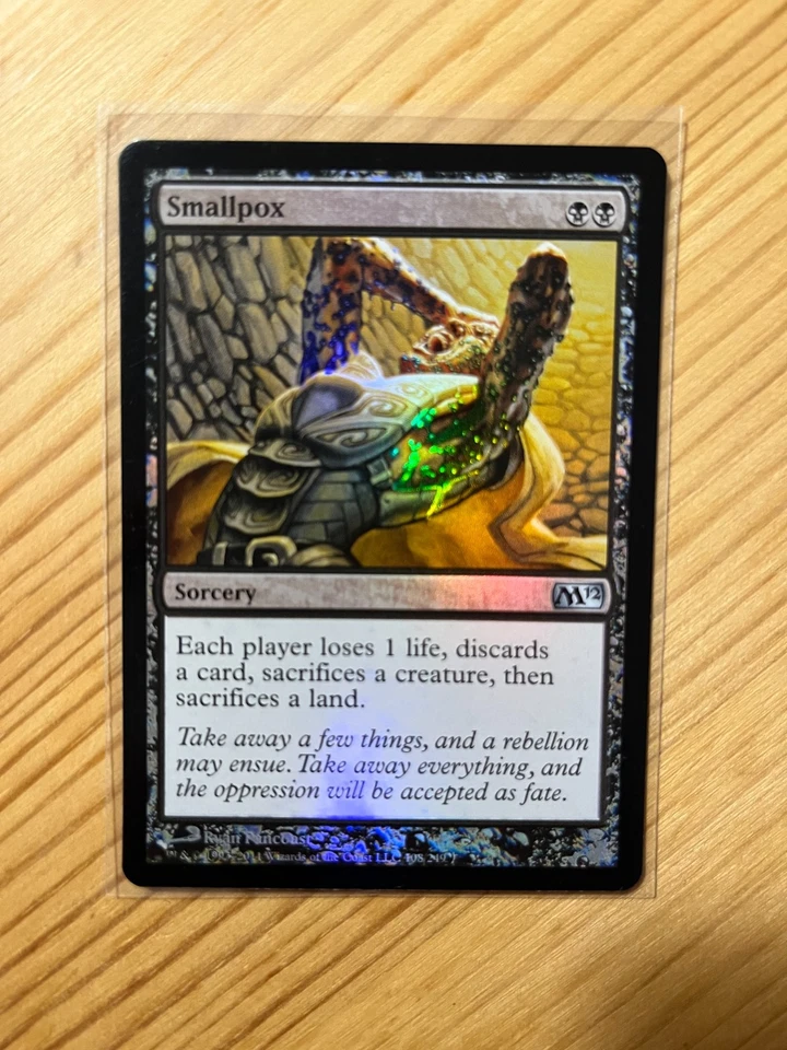 MTG Magic 1x FOIL Smallpox (Magic 2012) M/NM Eng - Bild 1 von 1