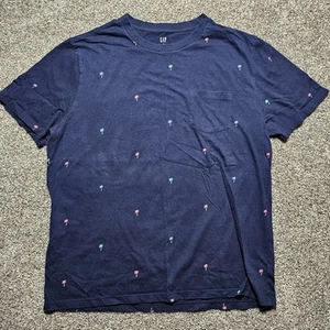 Ping Pong Pro Mens T Shirt All Over Print Popsicle France Blue  Sz Xl Icecream - Picture 1 of 8