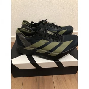 adidas Adizero Adios Pro 4 JP6314 Black Olive Charcoal Men’s US9.5 Shoes New - Picture 1 of 6
