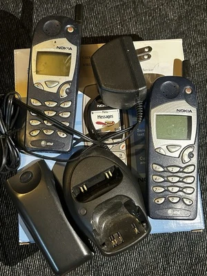 Vintage Nokia 3560 Phone 2 X Phones w/Charger 3 Batteries & Original Packaging - Image 1 of 4
