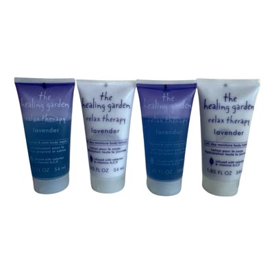 Loción corporal y gel de baño The Healing Garden Relax Therapy lavanda 1,85 fl oz Foto 1 de 2