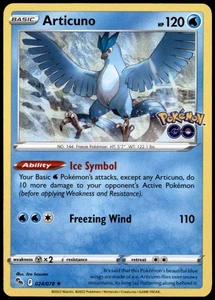 Articuno Holo 024/078 Pokemon GO TCG Pokemon Karte Kostenloser Versand! - Bild 1 von 1