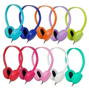 Classroom Kids Headphones Bulk 15 Pack Class Set of Headphones for School  - Picture 1 of 7