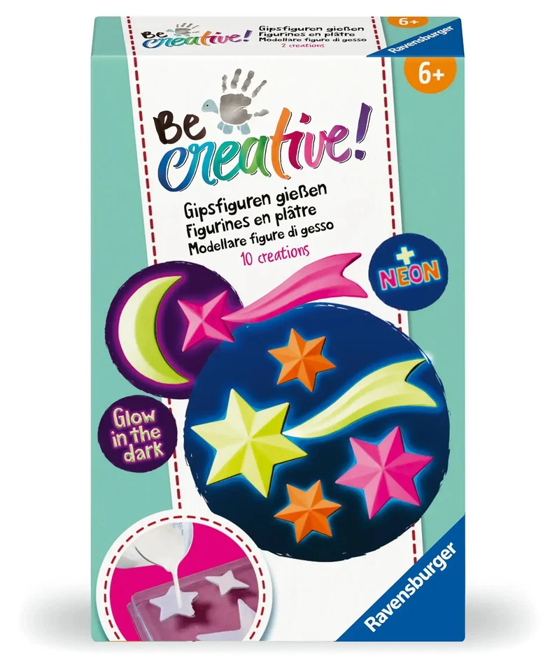 Ravensburger BeCreative Leuchtsterne Bastelset Kreativset ab 6 Jahren 25538