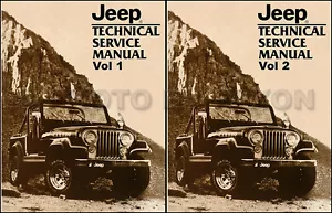 1982 Jeep Shop Manual CJ5 CJ7 CJ8 Cherokee Wagoneer Truck Scrambler Repair 82 - Picture 1 of 2