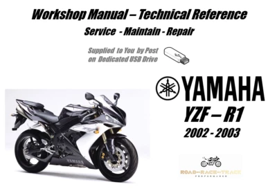 Yamaha YZF-R1  YZFR1 Service Repair Workshop Manual USB 2002 - 2003 - Image 1 of 4