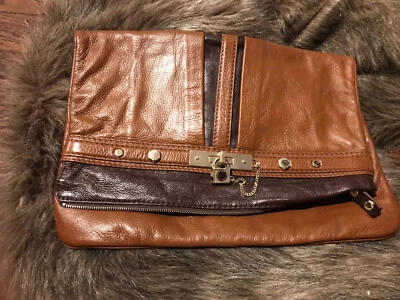 Precioso bolso de mano plegable grande Marc Jacobs de cuero marrón Foto 1 de 4