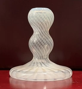 Vintage handgeblasen opaleszierender LEUCHTER *Kunstglas - Bild 1 von 4