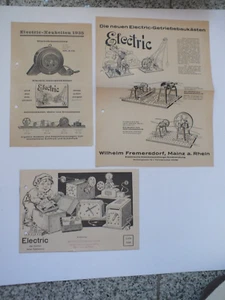 Catalogue Electric 1934 - Toys + Novelties 1935 - W. Fremersdorf - Mainz - B21 - Picture 1 of 15