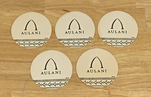 DISNEY AULANI HAWAII RESORT LOT OF 5 DRINK BEER CARDBOARD COASTERS - USED - Picture 1 of 7