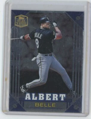 1998 Topps Stars ‘N Steel Albert Belle Chicago White Sox #3 - Image 1 of 2