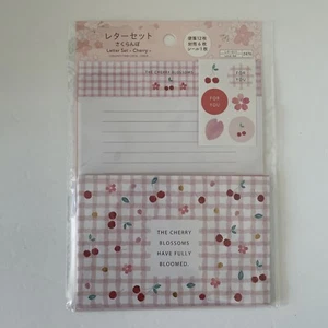 Letter Set Stationary Cherry Blossom Sakura Japanese Kawaii Stationary - Picture 1 of 2