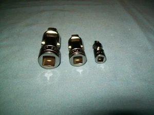 Snap-on™ 1/4" 3/8" 1/2" Combination drive Universal Joint Adaptor Set 103UFTS - Picture 1 of 6