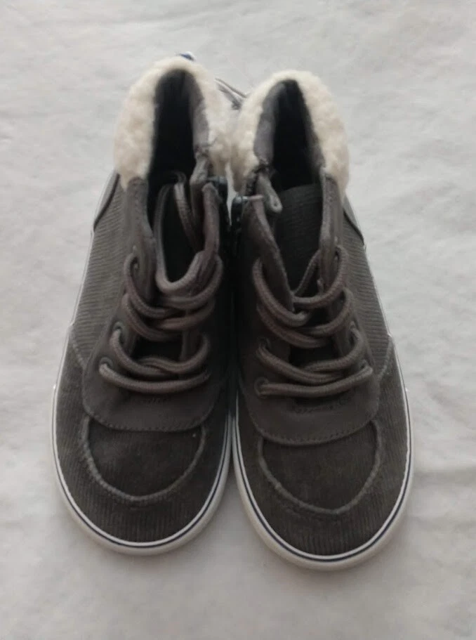 Zapatillas altas Sherpa con cordón hueco para bebé 8 niños pequeños nuevas con etiquetas Foto 1 de 1