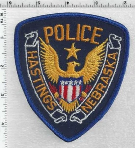 Parche de hombro de despegue uniforme segunda edición de la policía de Hastings (Nebraska) - Imagen 1 de 1