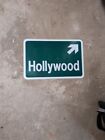 Hollywood Freeway Sign  - Basement decor - Green and White