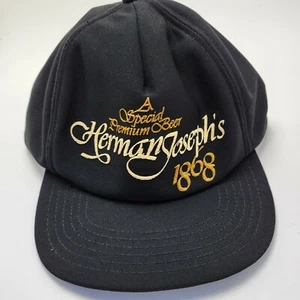 Gorra Herman Josephs Especial Cerveza Negra Adulto Snapback De Colección Hecha en Estados Unidos B19D - Imagen 1 de 6