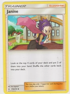 Tarjeta de Entrenador Janine Janine 176/214 JCC SM Unbroken Bonds 176/214 - Imagen 1 de 1