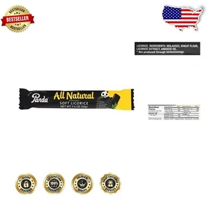 36 Individually Wrapped Vegan Licorice Bars - All Natural & Kosher Certified - Picture 1 of 4