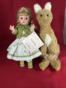 Madame Alexander 8" Doll #35965 Australia, Doll + Kangaroo - Picture 1 of 5