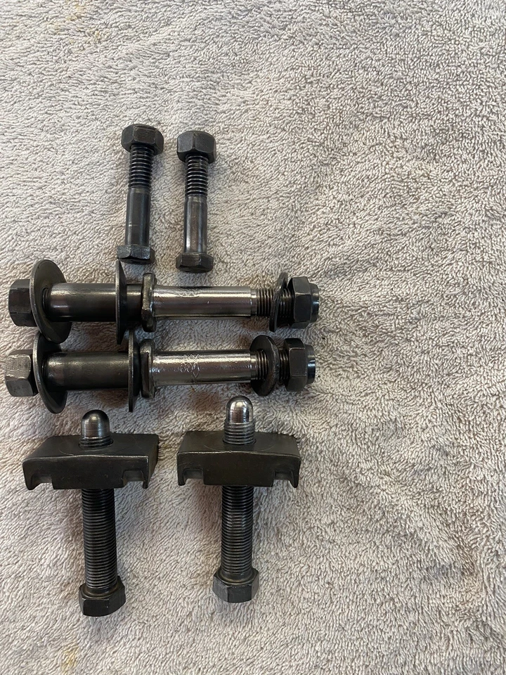 MOPAR A-BODY 72 DODGE DART 2 torsion bar adj+frnt lower+ rear upper shock bolts - Image 1 of 4