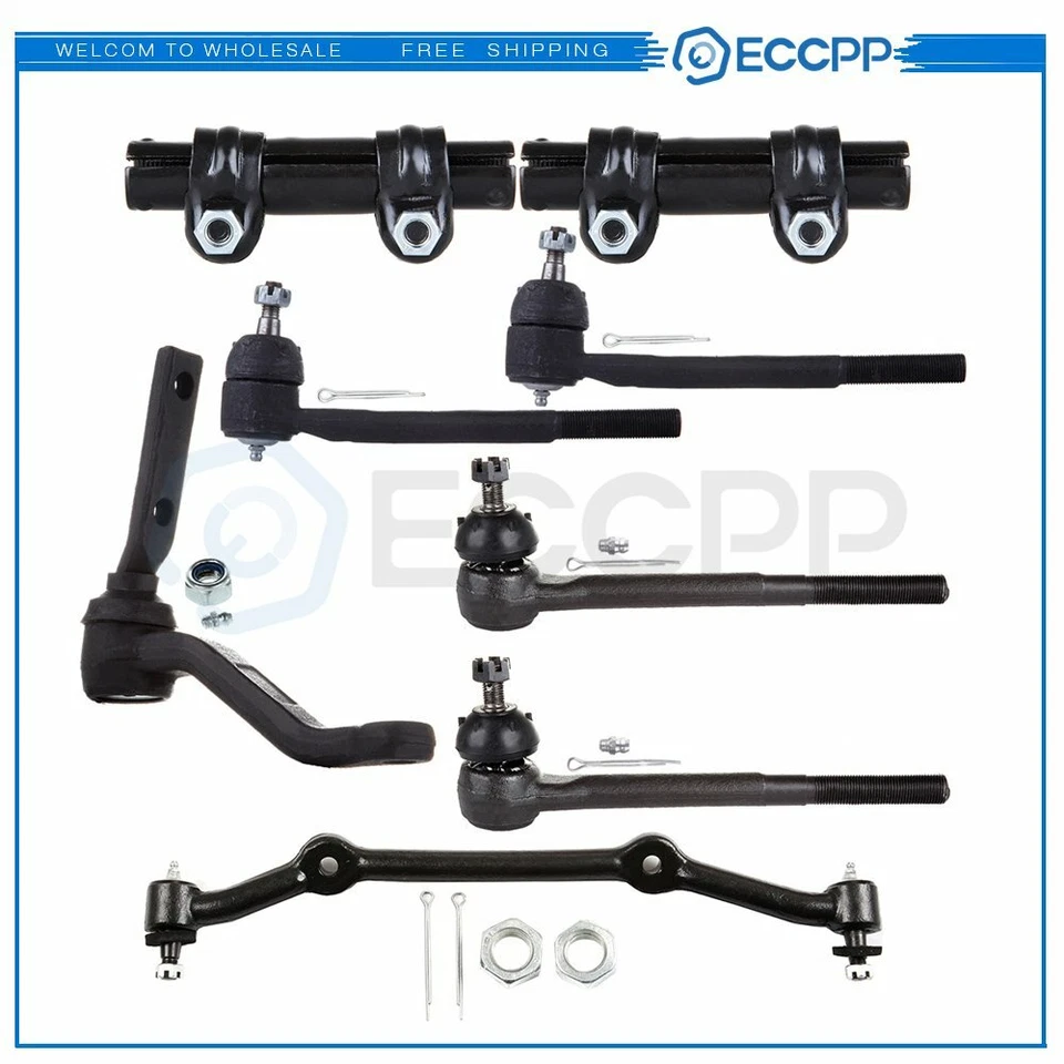 Brazo loca de enlace central de barras de amarre delanteras 8 piezas para GMC S15 1983-1995 Jimmy Sonoma 2x2 Foto 1 de 4